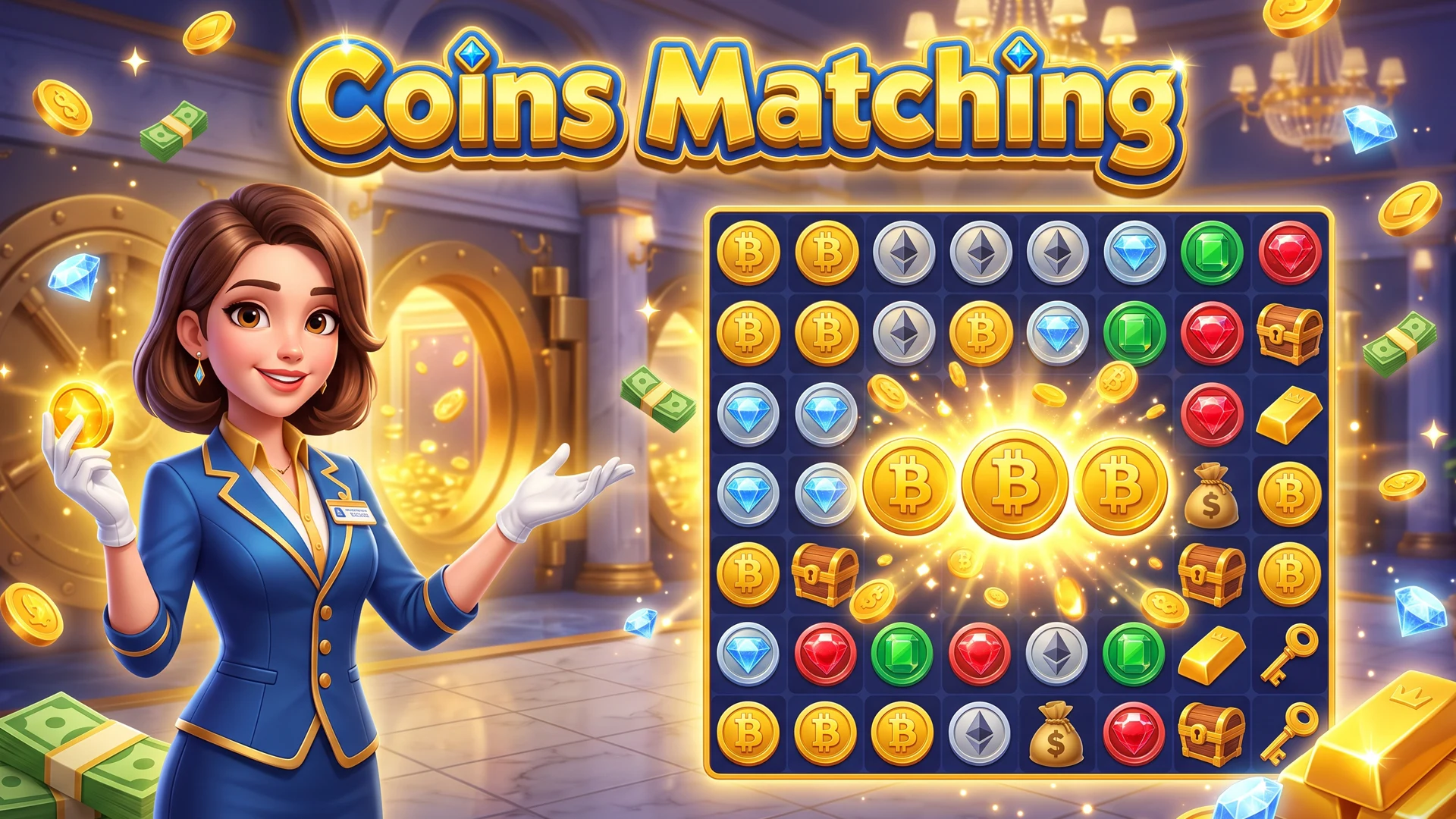Coin Match: 3D Coin Puzzle screenshot