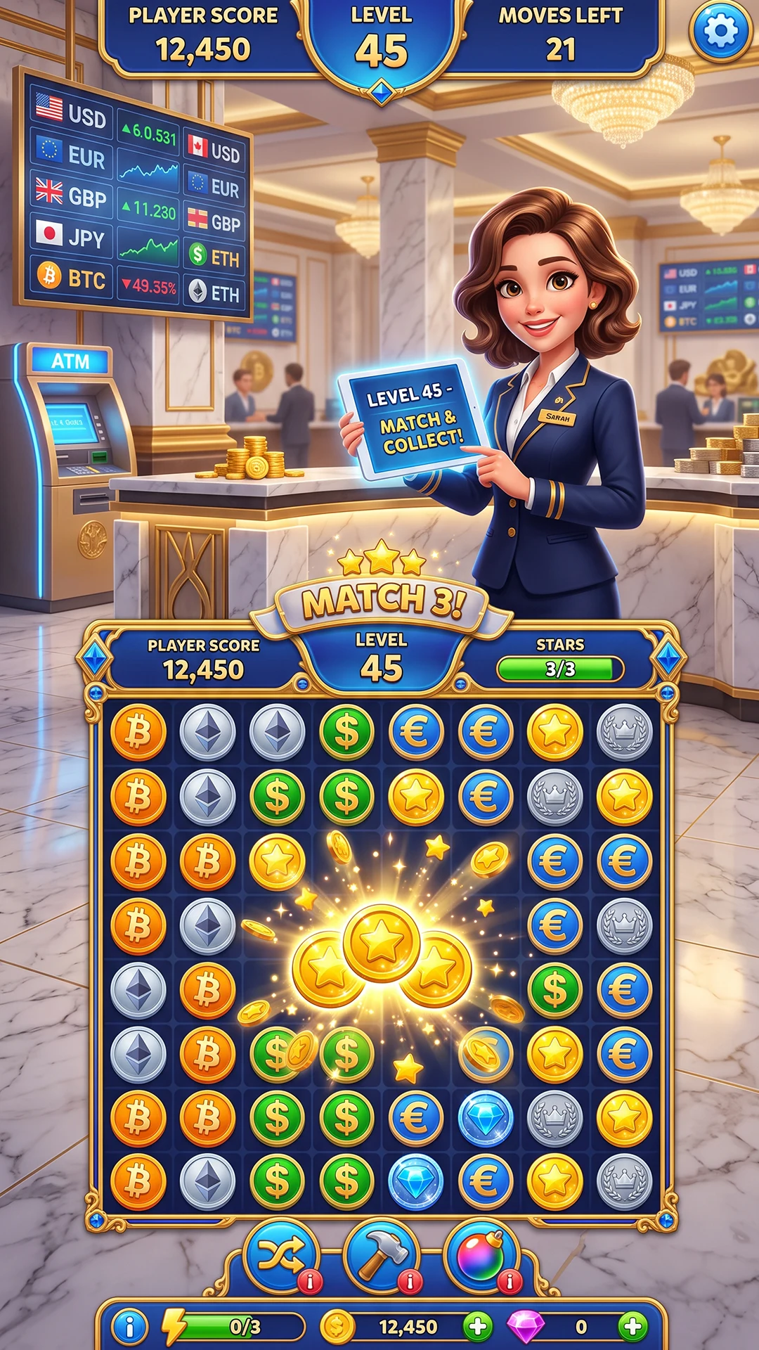 Coin Match: 3D Coin Puzzle screenshot