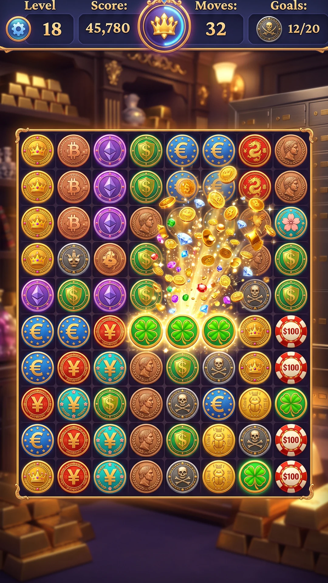 Coin Match: 3D Coin Puzzle screenshot